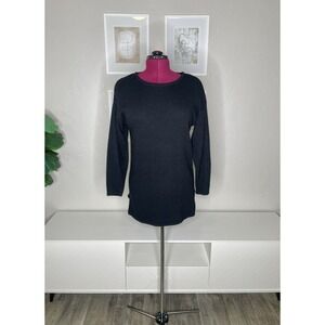 VTG 90s Express Tricot LambsWool Angora knit Sweater XS Women's Shoulder Pads